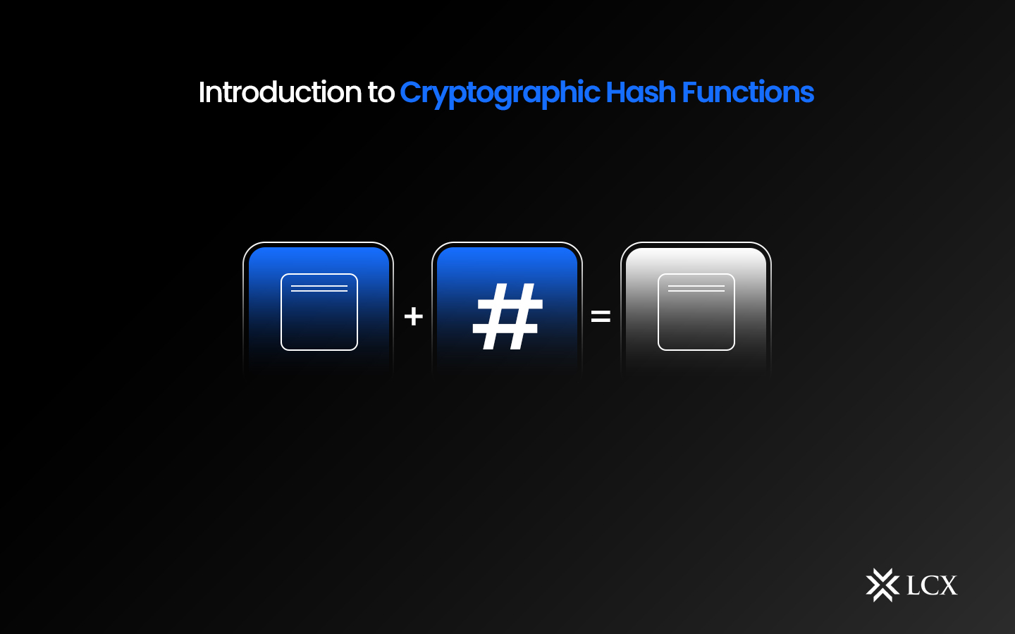 Introduction To Cryptographic Hash Functions